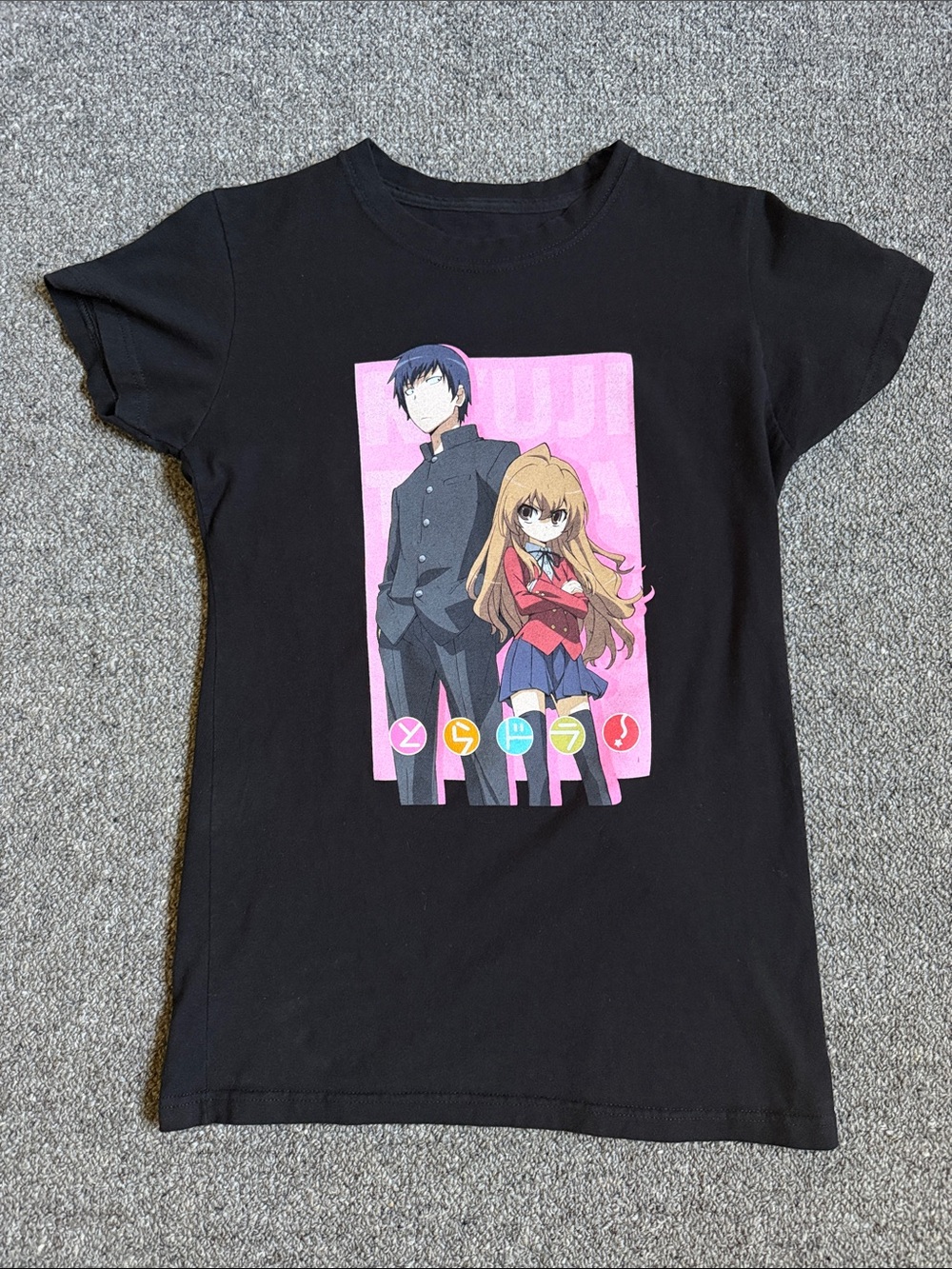Toradora Anime Graphic T-Shirt with Taiga and Ryuji | Hot Topic